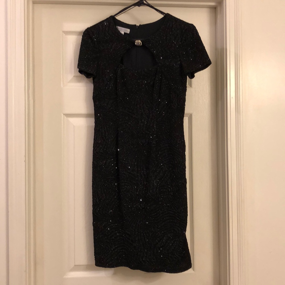 Black cocktail dress
